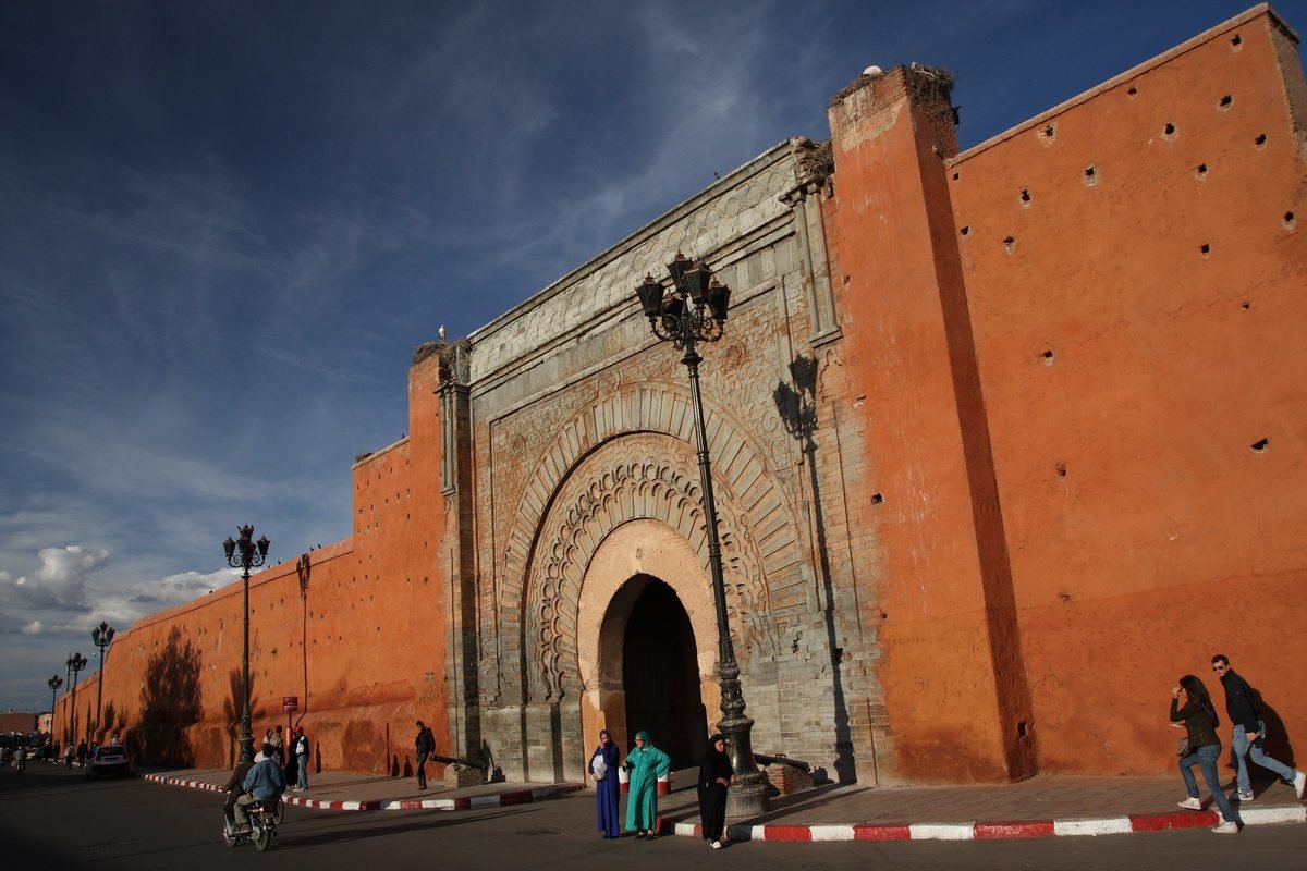 Bab Agnaou gate in Marrakesh