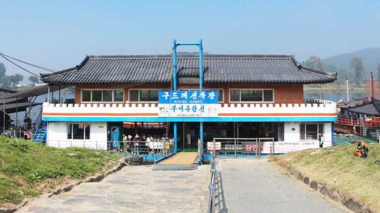Ferry dock on the Baengmagang River in Buyeo