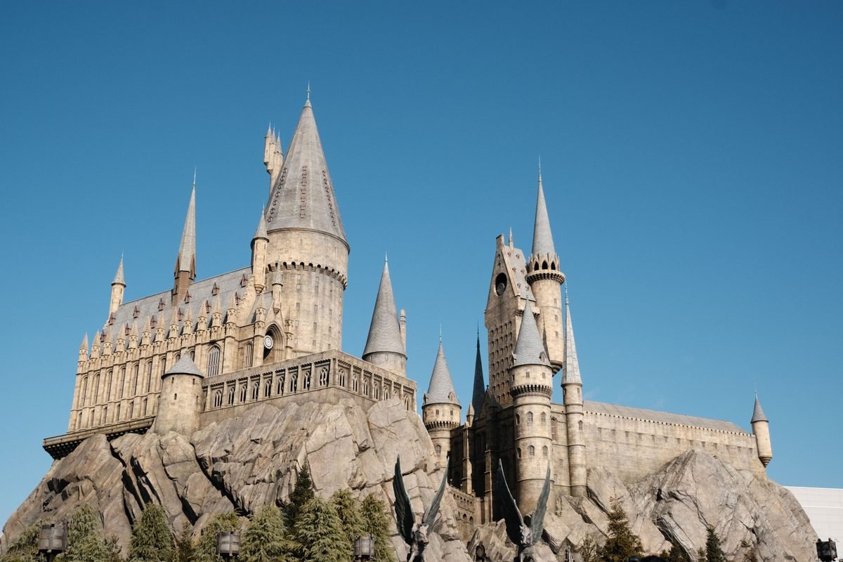 Hogwarts Castle replica at Universal Studios Japan in Osaka